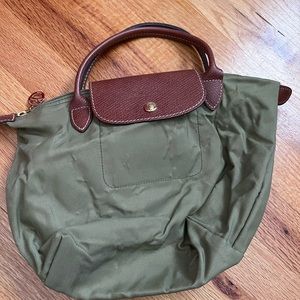 Longchamp tote -olive green